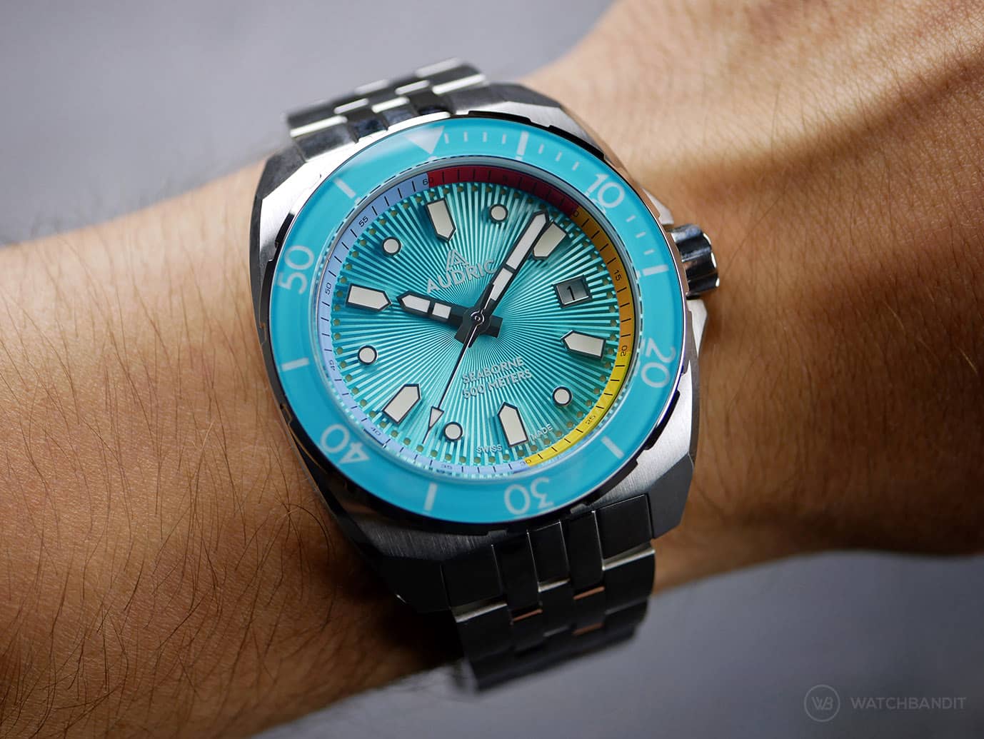 AUDRIC WATCHES_SEABORNE_GLACIER BLUE-Wrist Shot