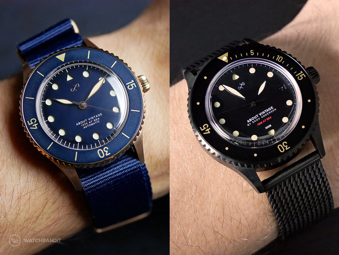 About Vintage 1926 All Black Automatic Blue Gold featured image