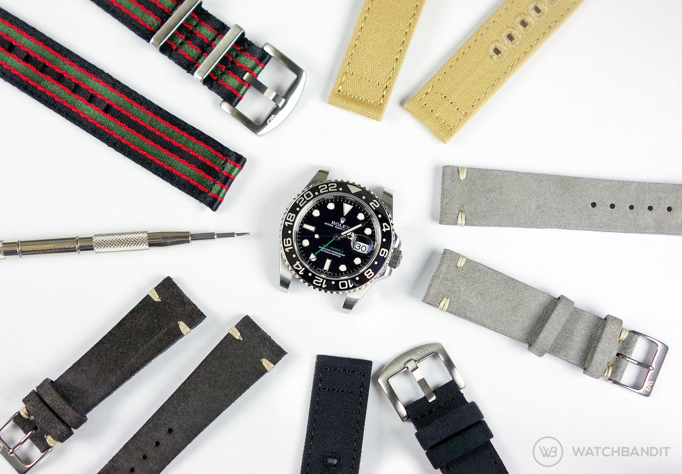 Rolex GMT Master II Strap Collection WatchBandit Original