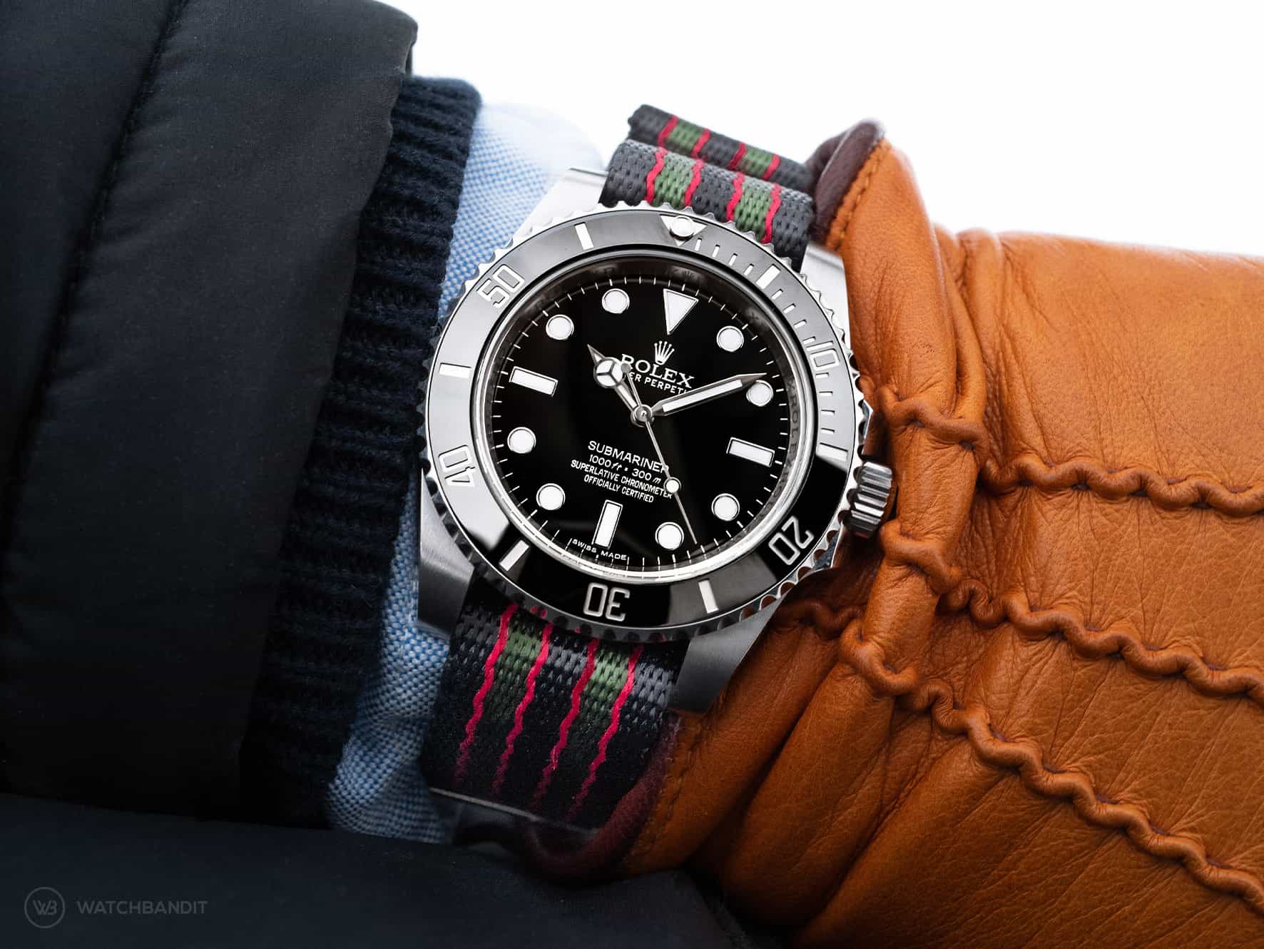Rolex Submariner-Bond NATO strap-Wrist shot