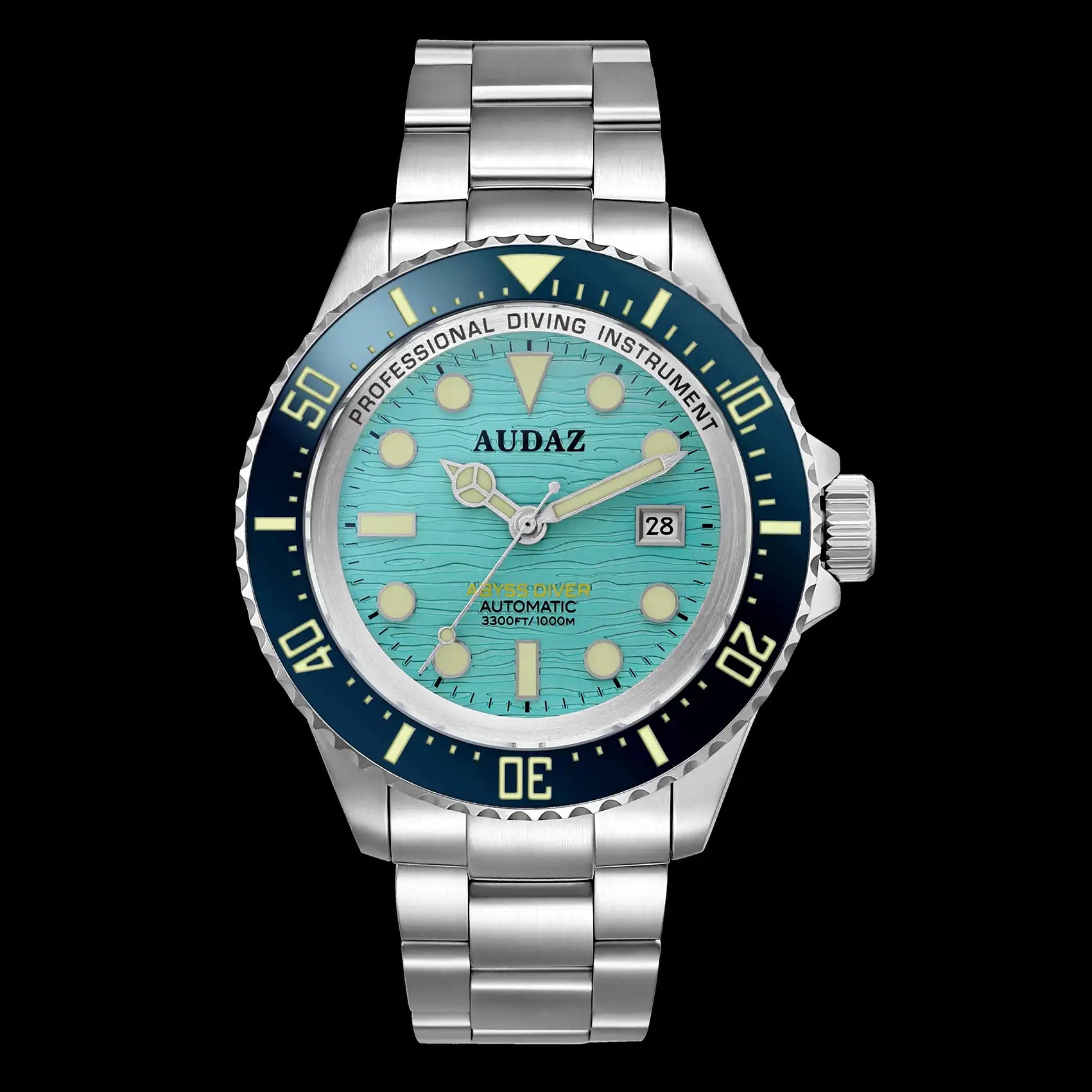 Audaz ABYSS DIVER aqua blue dial