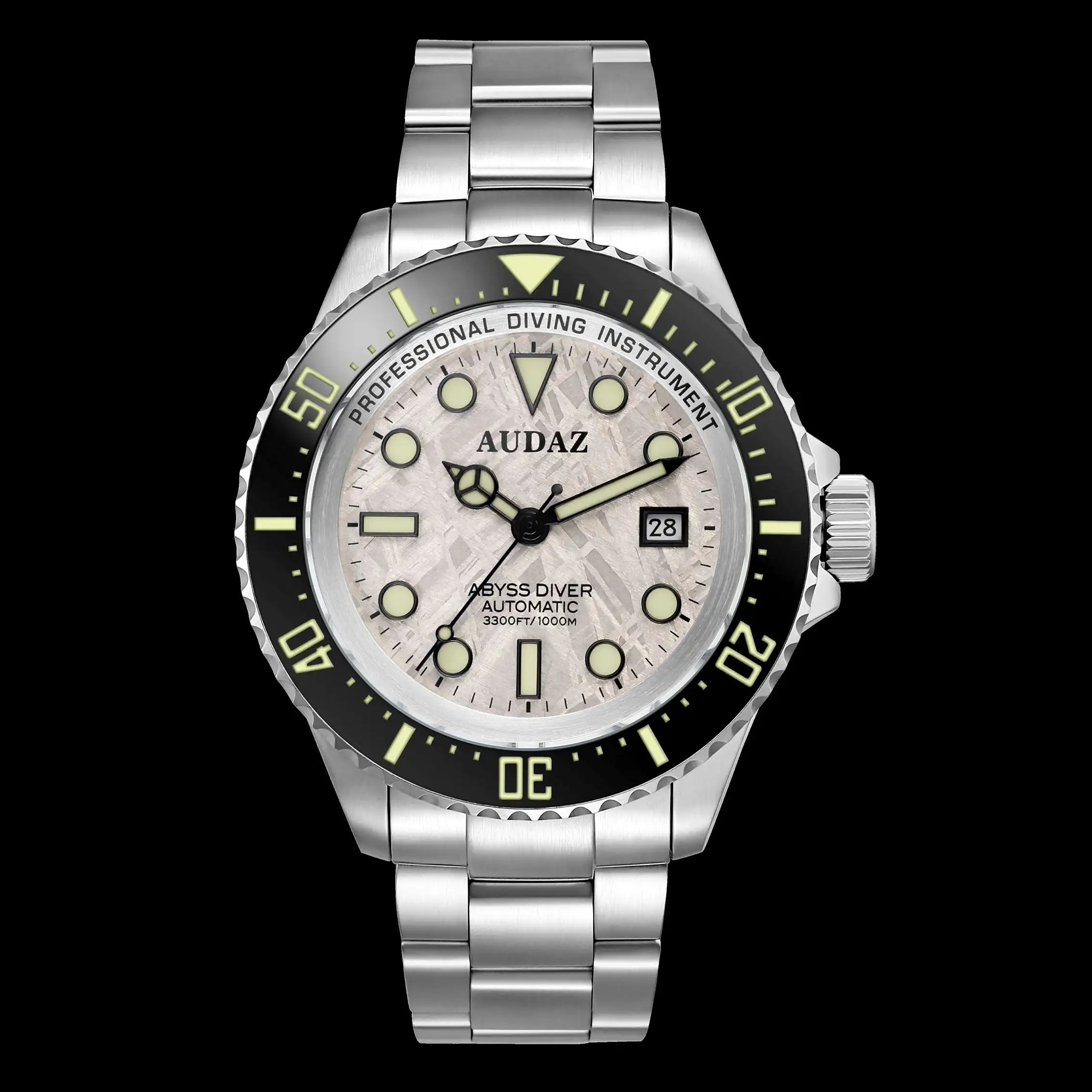 Audaz ABYSS DIVER ADZ-3010-11 Uhr mit Meteorit Zifferblatt