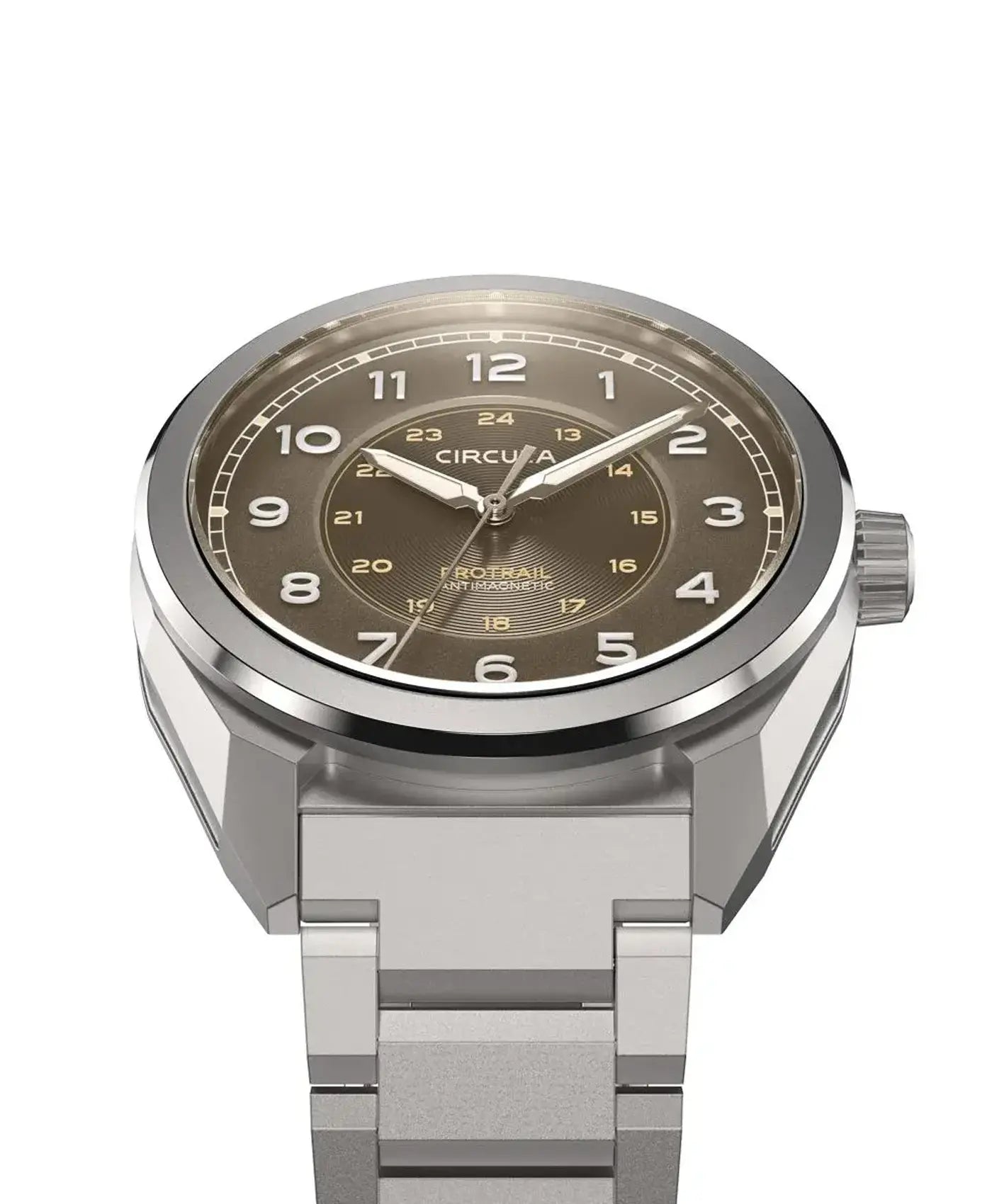 Circula ProTrail Umber - steel bracelet - front