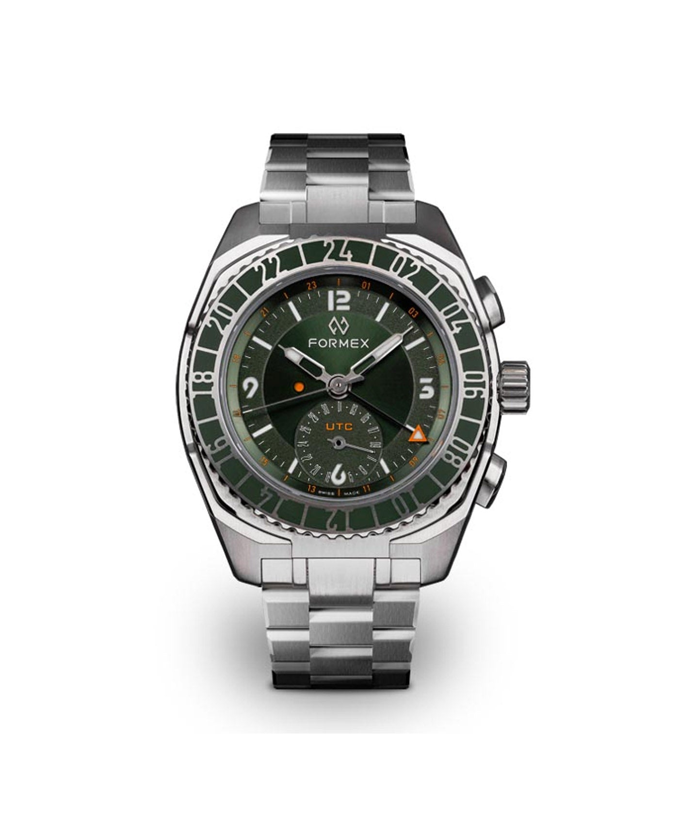 Formex-Stratos-UTC-Automatic UTC True Pilot Green