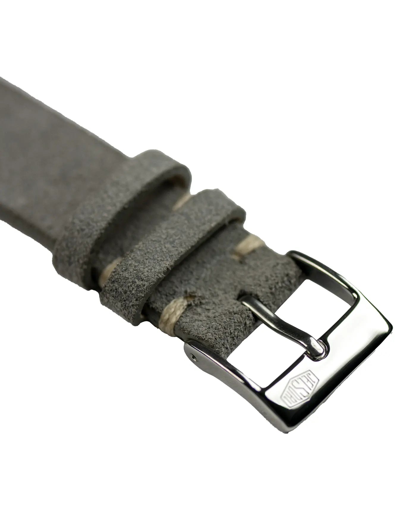 Jelsdal - Vintage Wildleder Uhrarmband - Grau