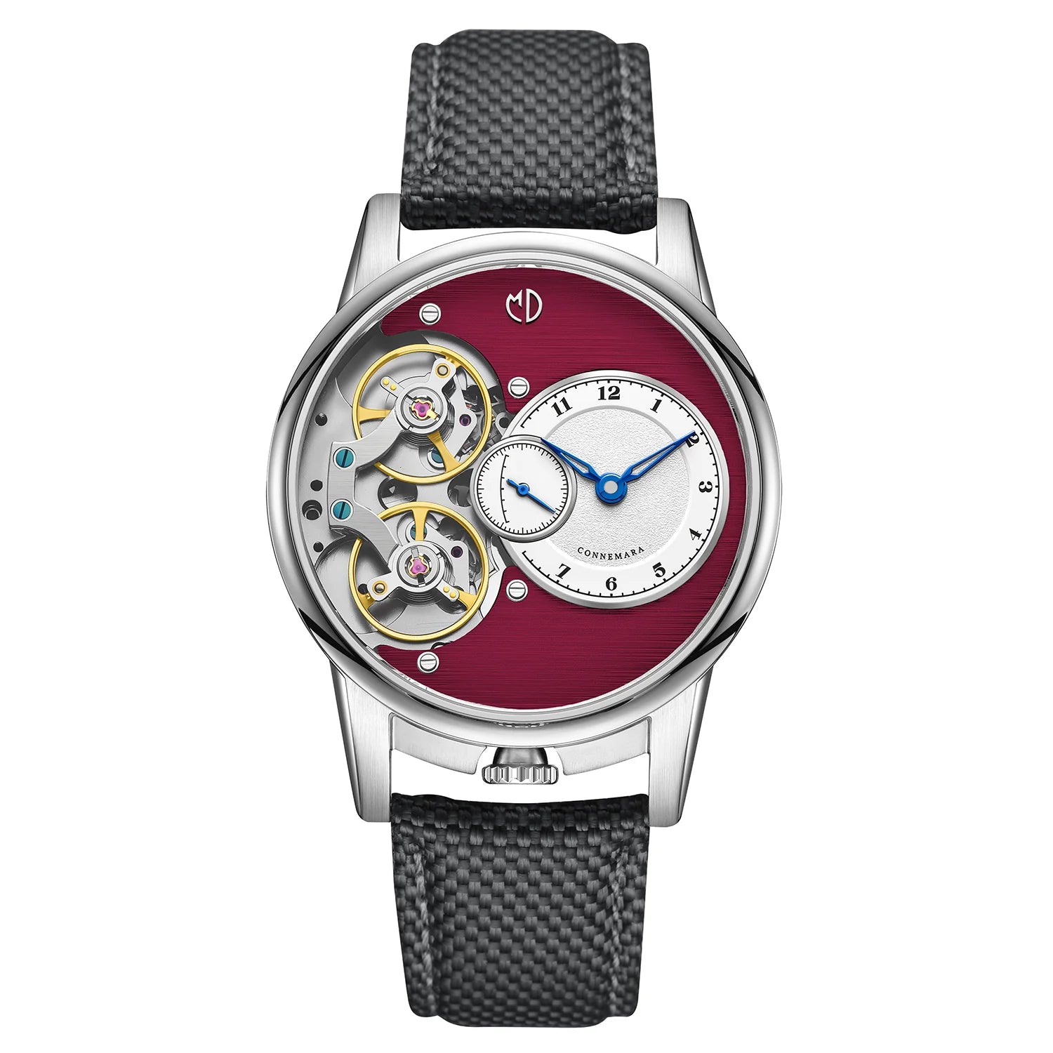 MD Watches Studio - Connemara - Dark Rose - Plumbago Grey Segeltuch