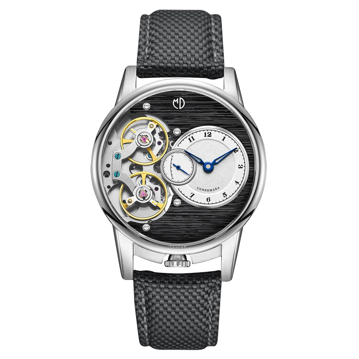 MD Watches Studio - Connemara - Tintenleinen - Plumbago Grey Segeltuch