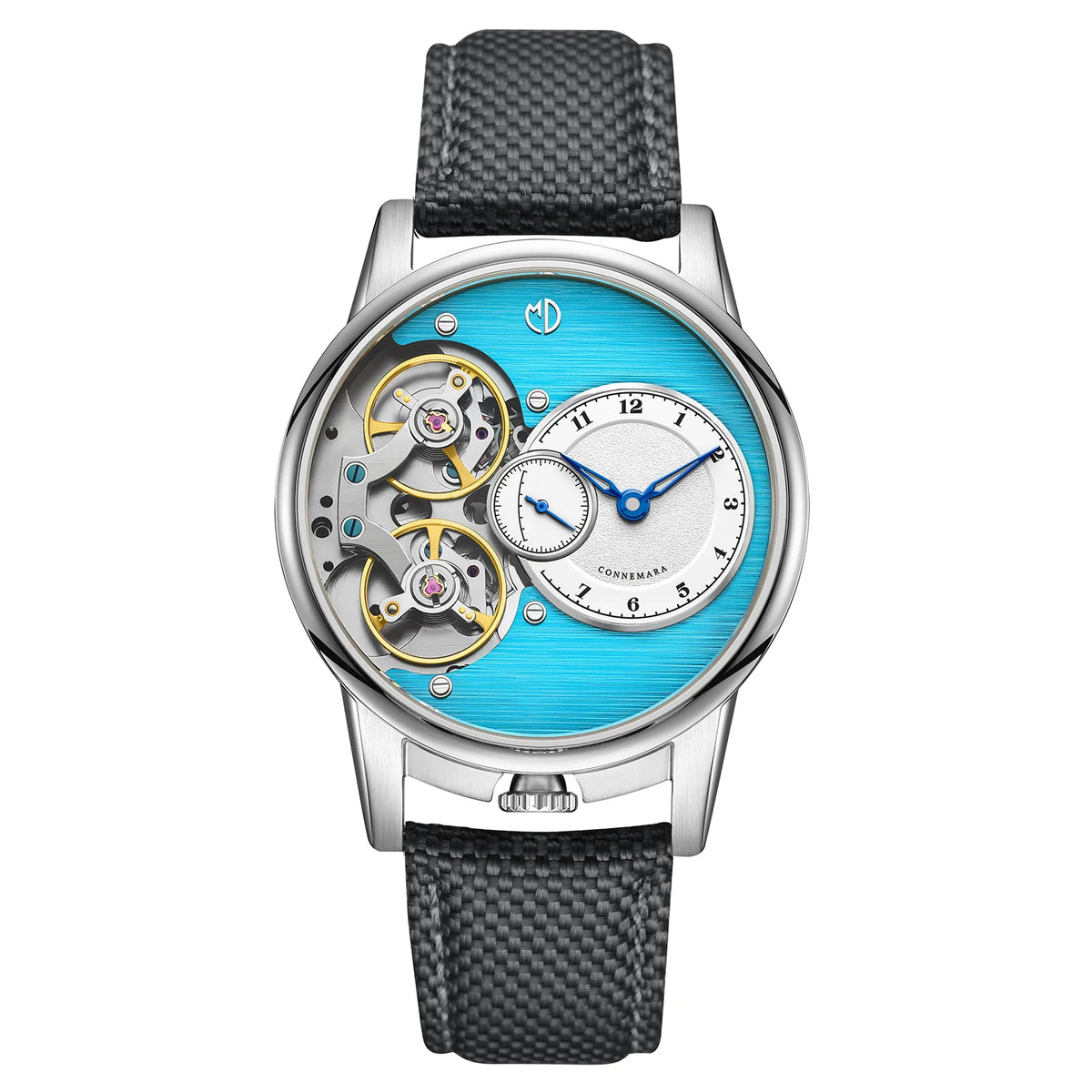 MD Watches Studio - Connemara - Sky Frost - Plumbago Grey Segeltuch
