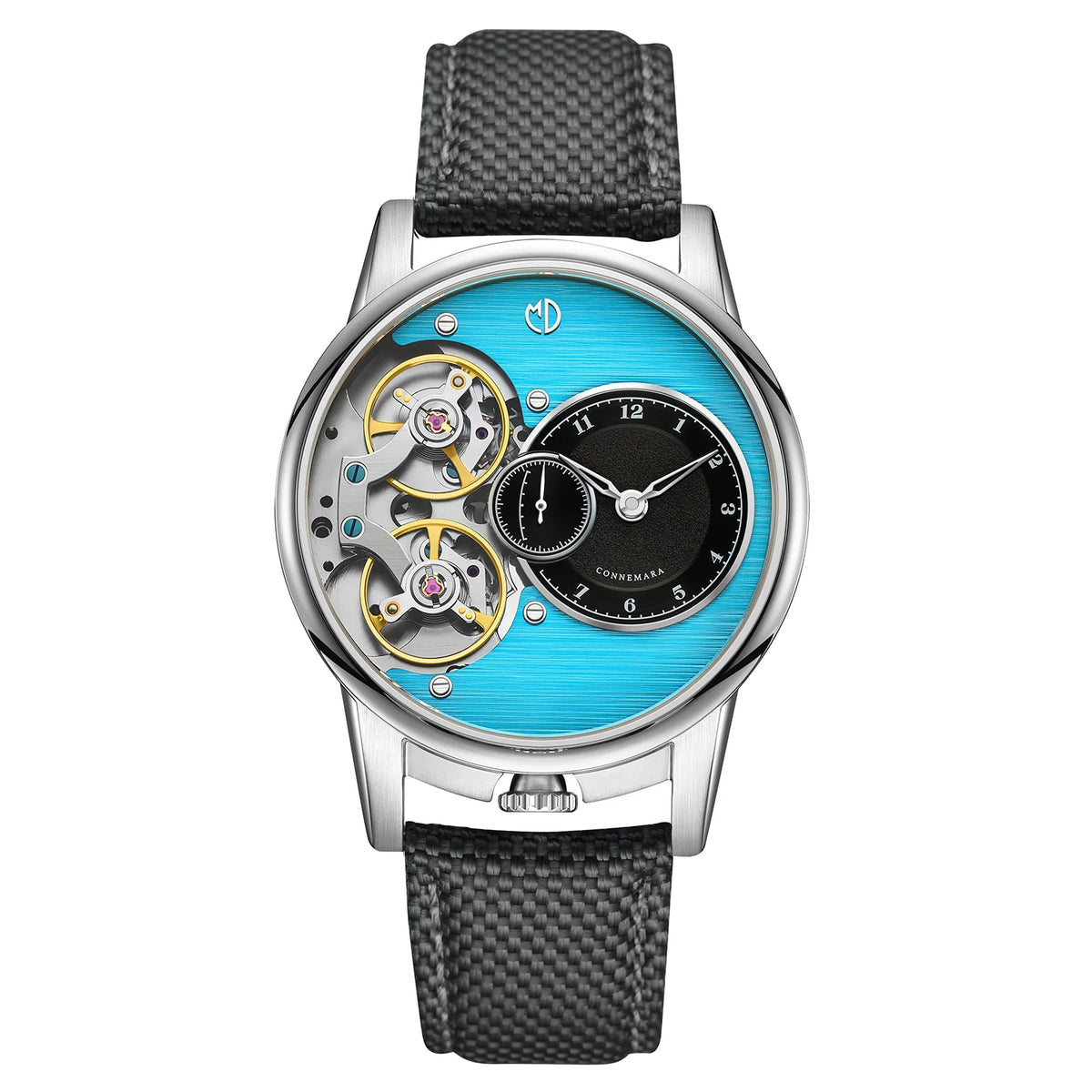 MD Watches Studio - Connemara - Sky Stone - Plumbago Grey Sailcloth
