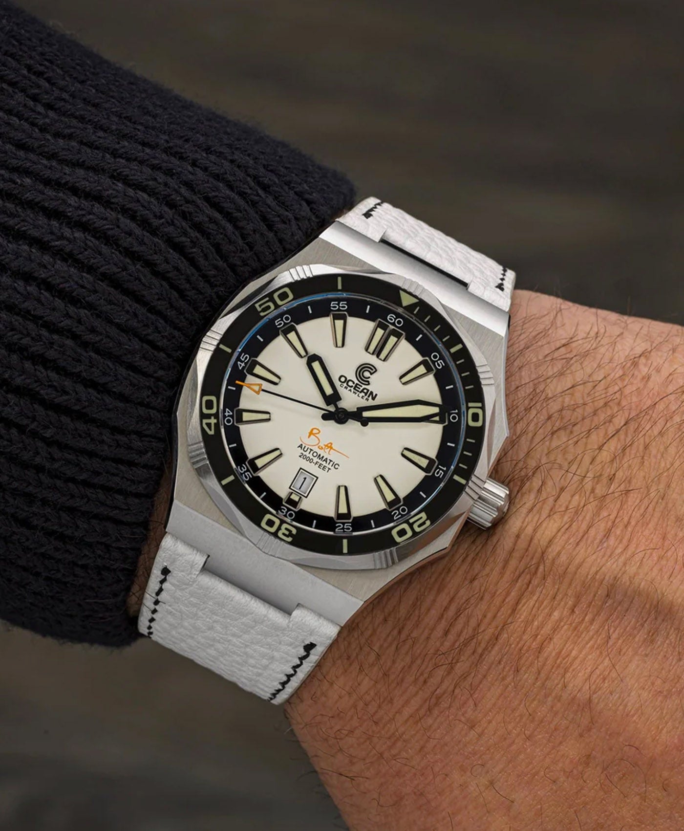 Ocean Crawler Bolt - Full Lume - wrist shot2