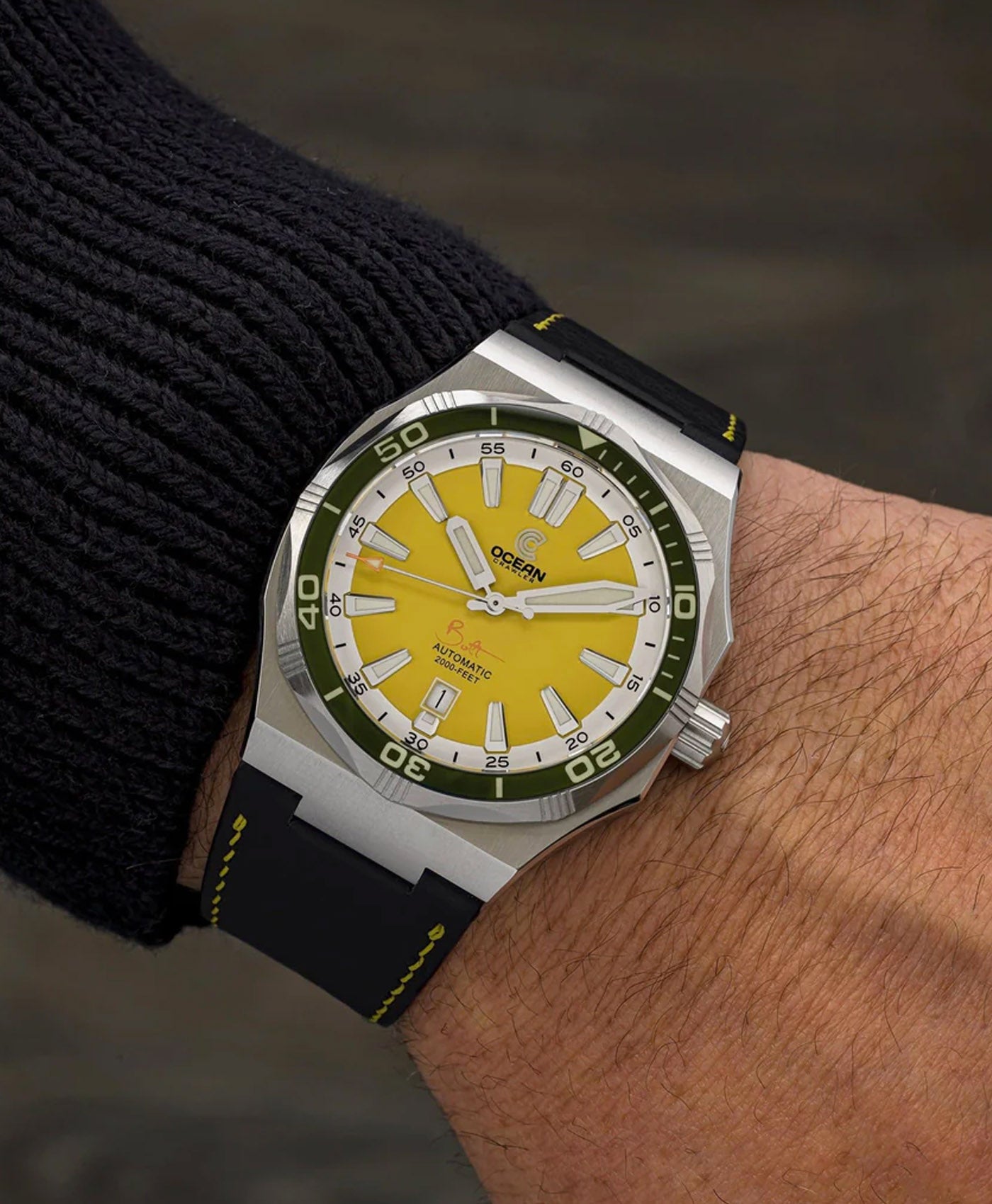 Ocean Crawler Bolt - Yellow - wrist shot2