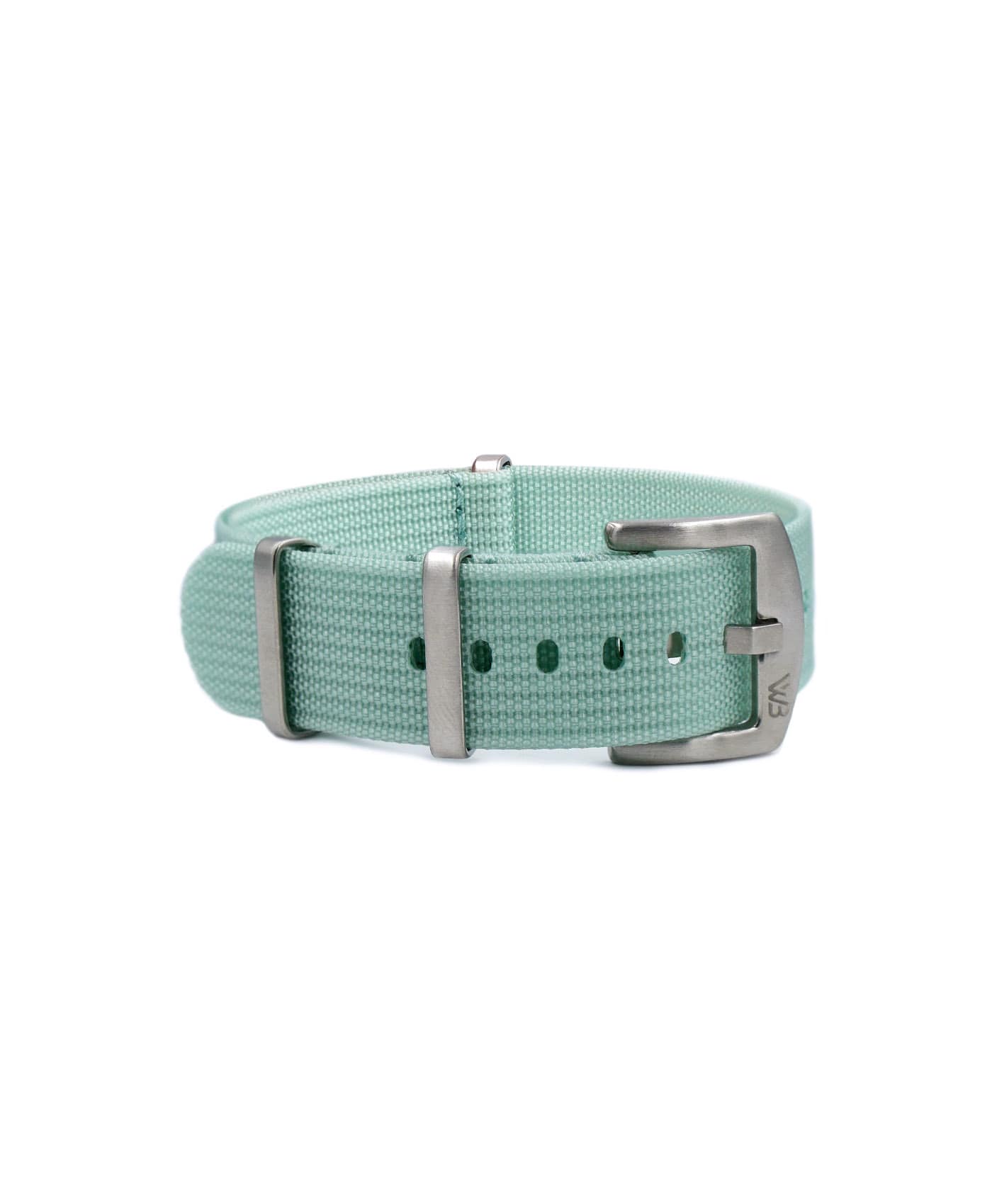 Ribbed Nato Strap - Light Blue - WB Original-min