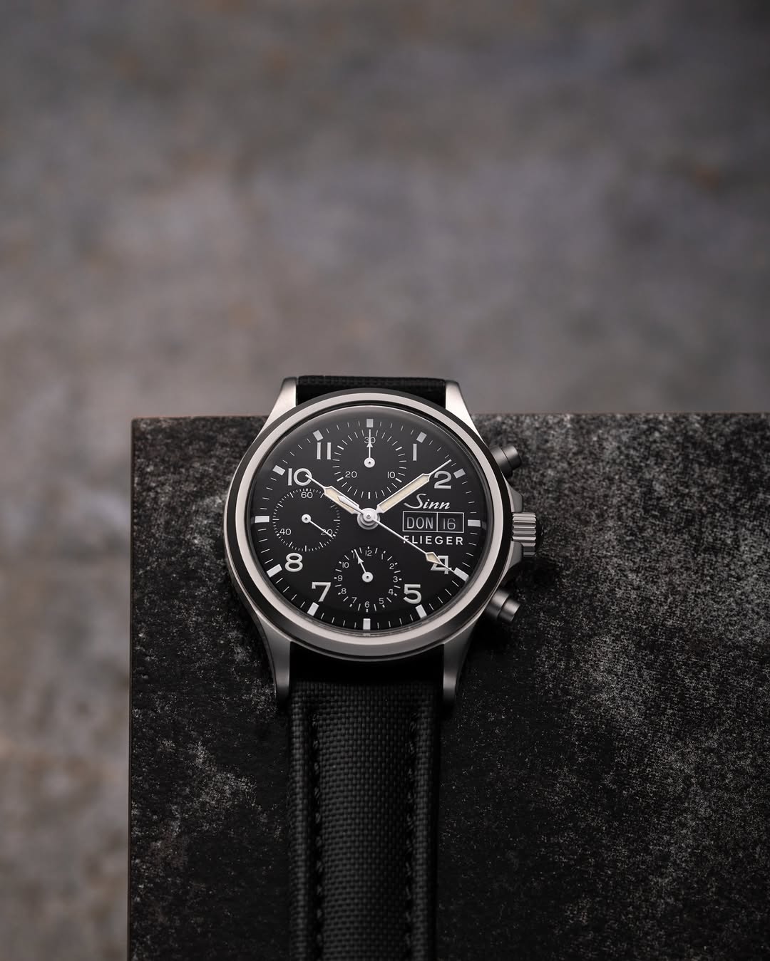 Jelsdal - Skagerak Segeltuch Uhrenarmband - Schwarz