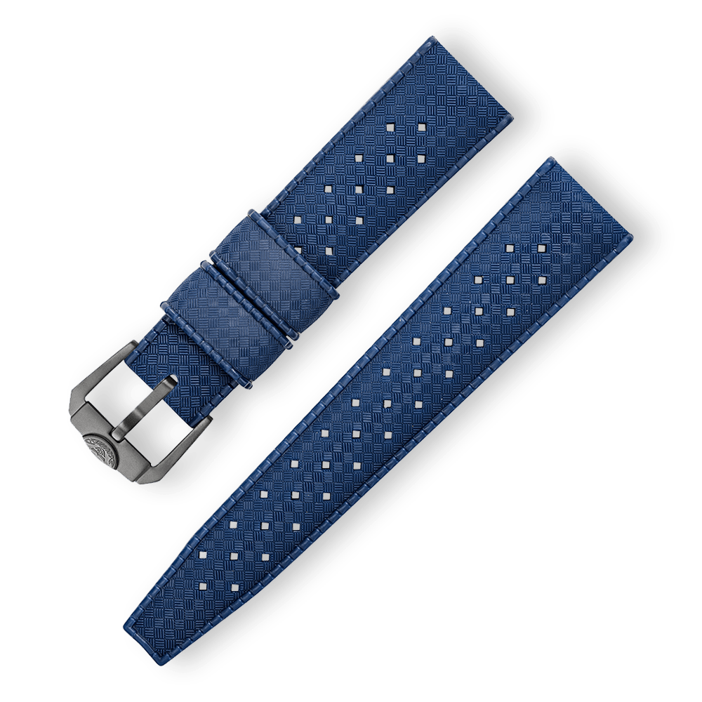 Squale – Hommage Tropic Kautschuk-Uhrenarmbänd – Dunkelblau