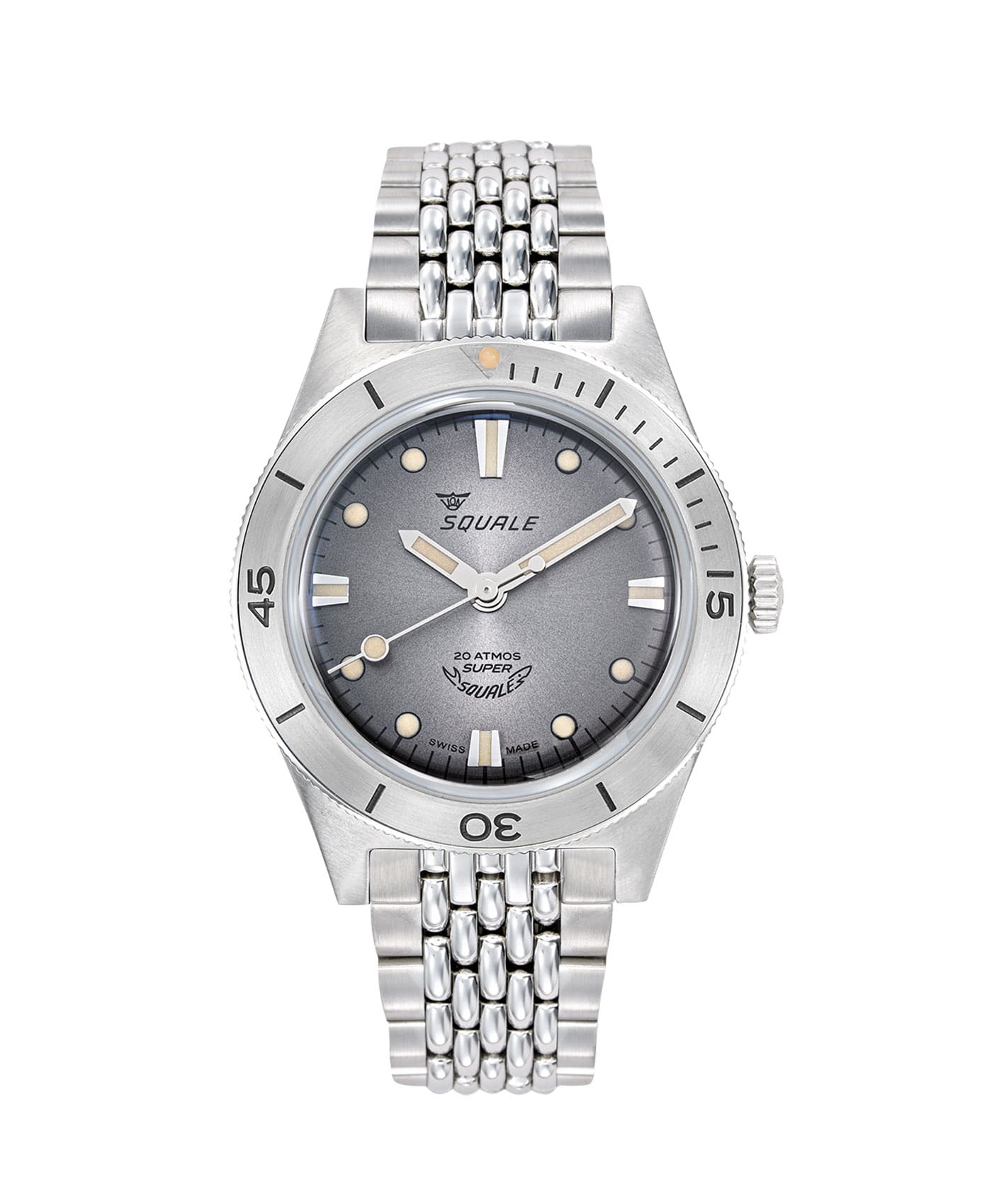 Squale - Super-Squale - Sunray Grey - Bracelet - SUPERSSG.AC-min