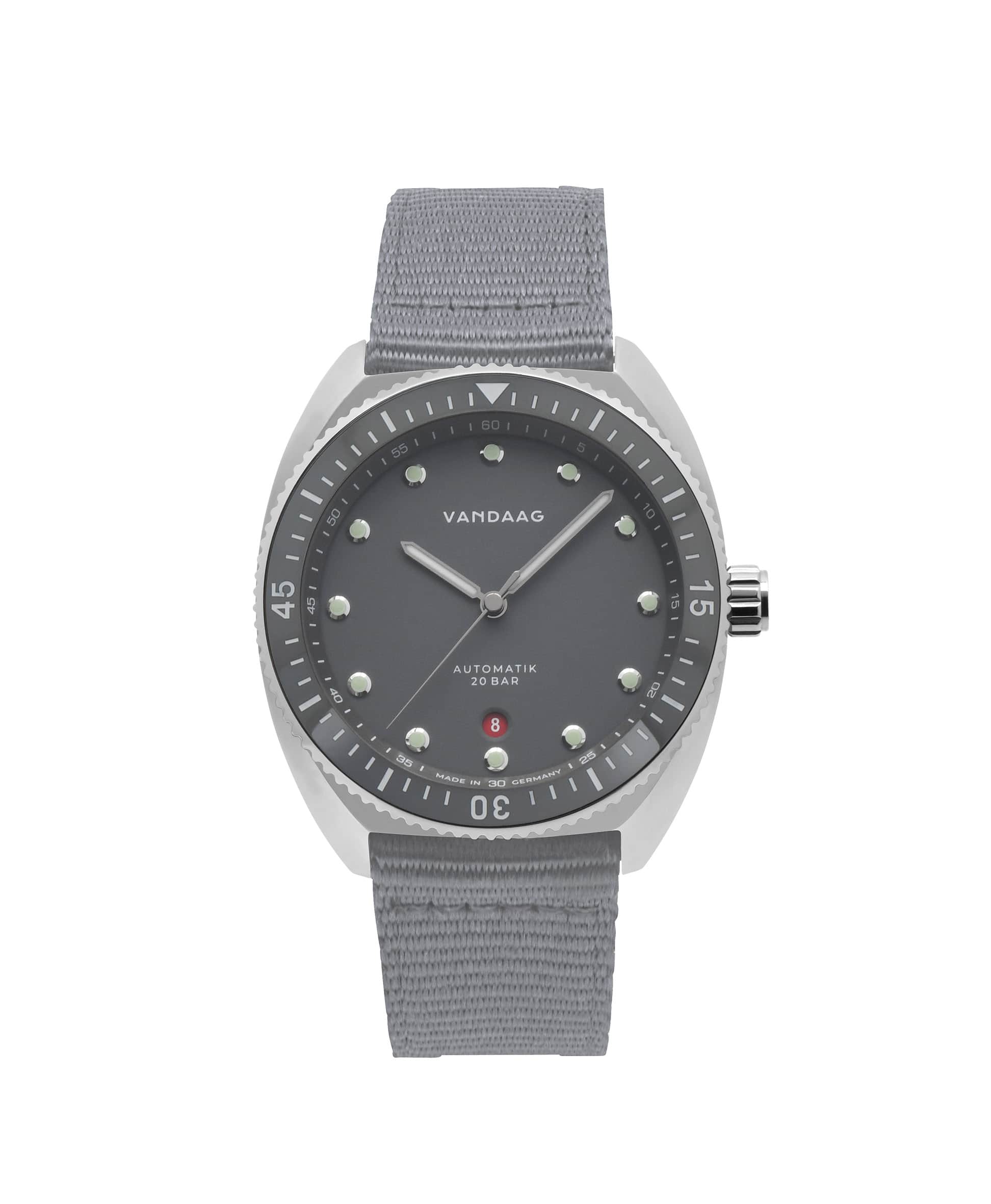 Vandaag Tiefsee Automatic Grey nylon strap