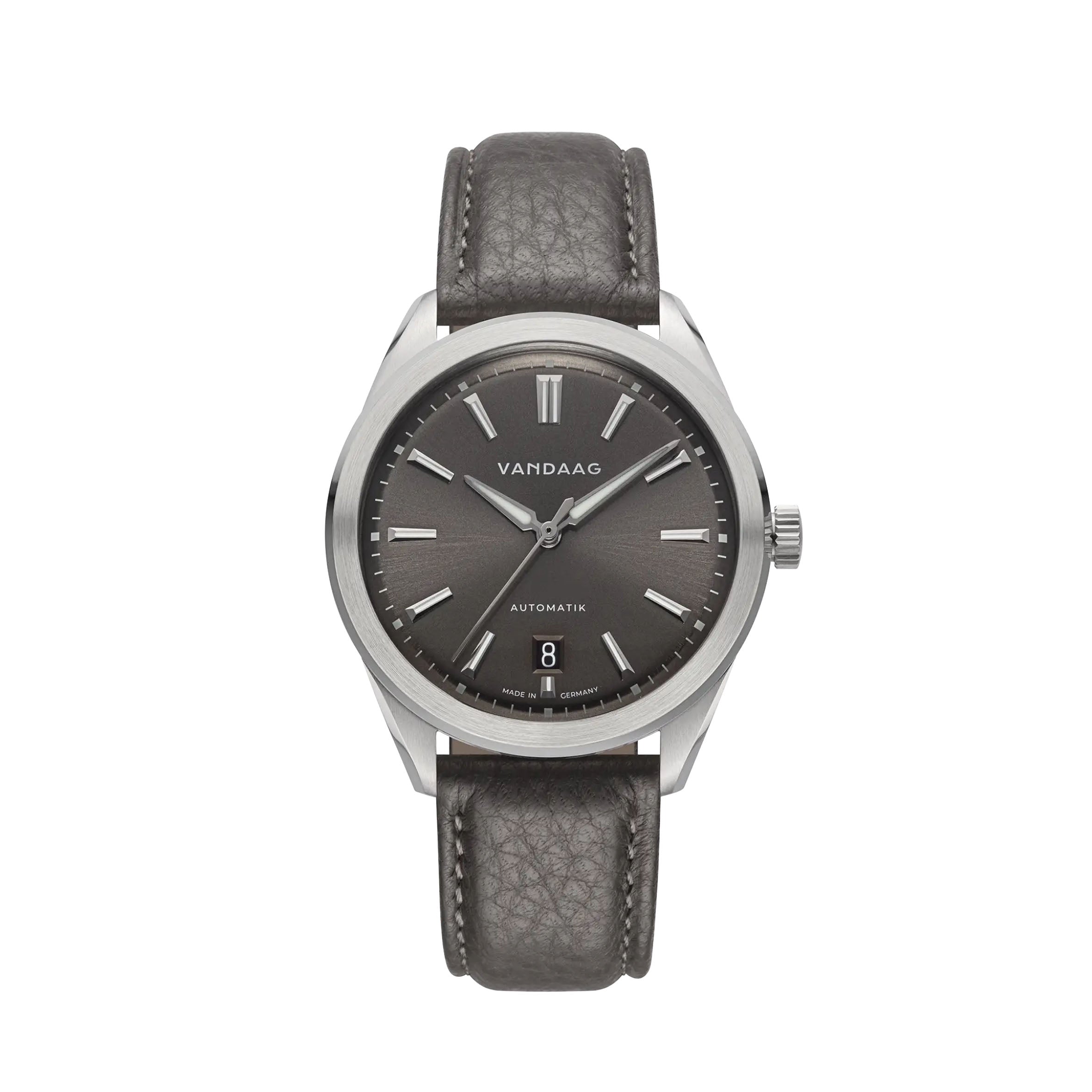 Vandaag - Baas - Balance - Leather Bracelet - Grey Date