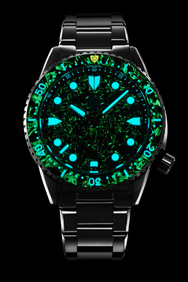 Zelos - Great White 43mm Ti - Carbon