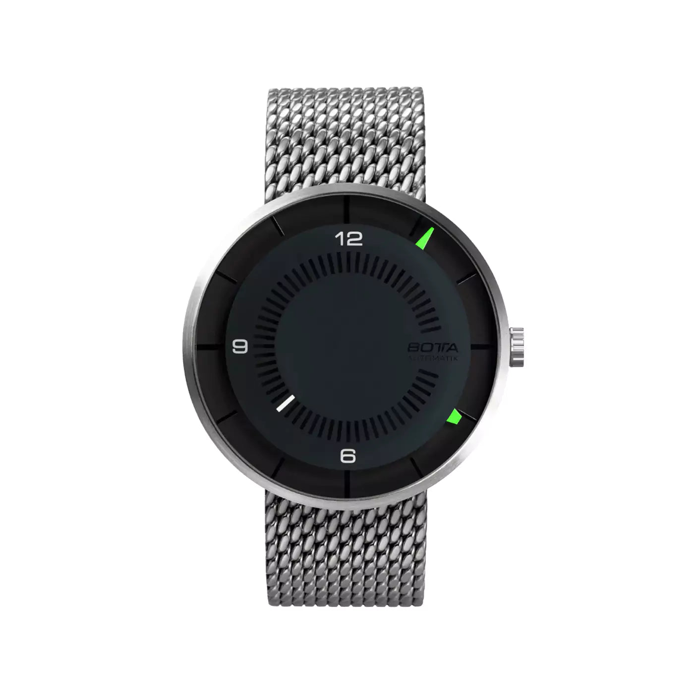 botta-clavius-automatic-titanium-green-milanese