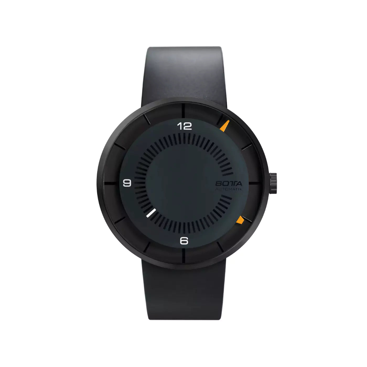 botta-clavius-automatic-titanium-pvd-orange-rubber