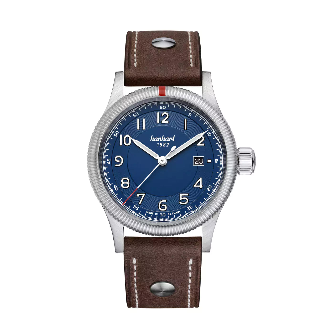 hanhart-pioneer-one-blue-42-mm-brown-leather