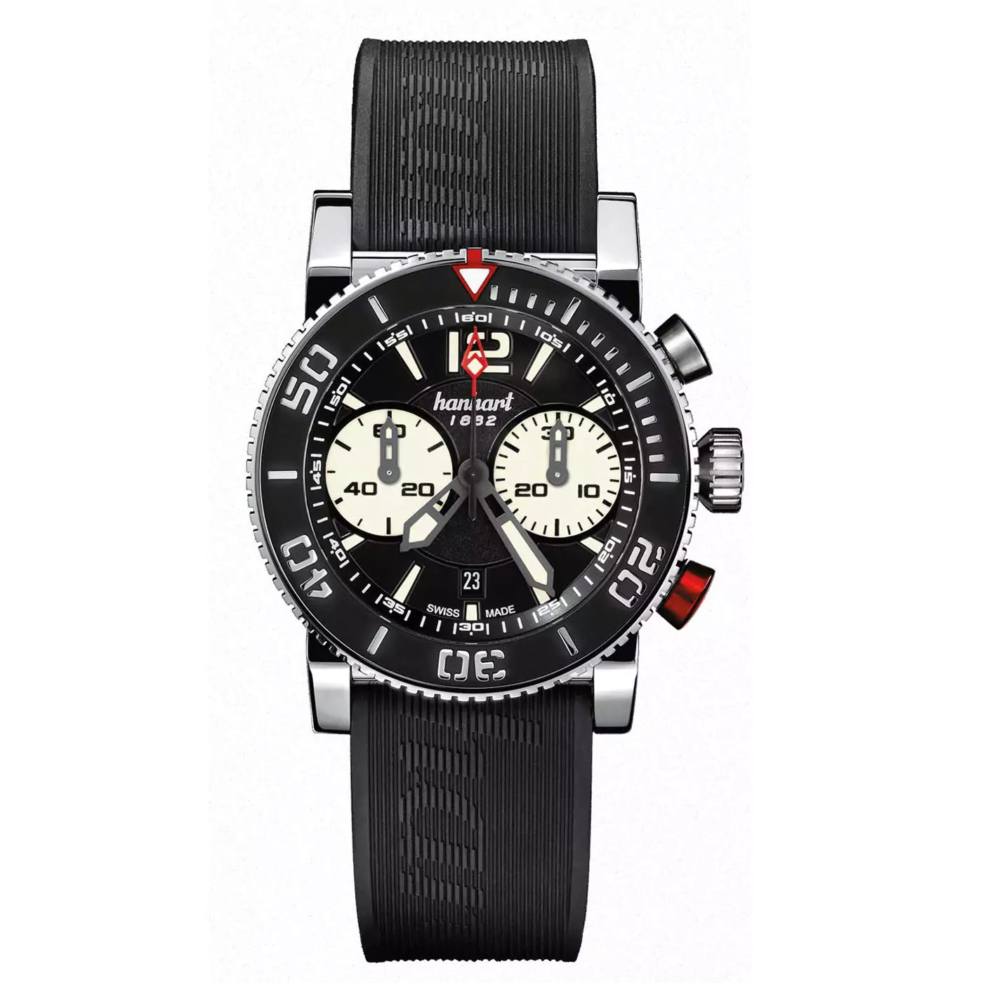 hanhart-primus-diver-black-44-mm