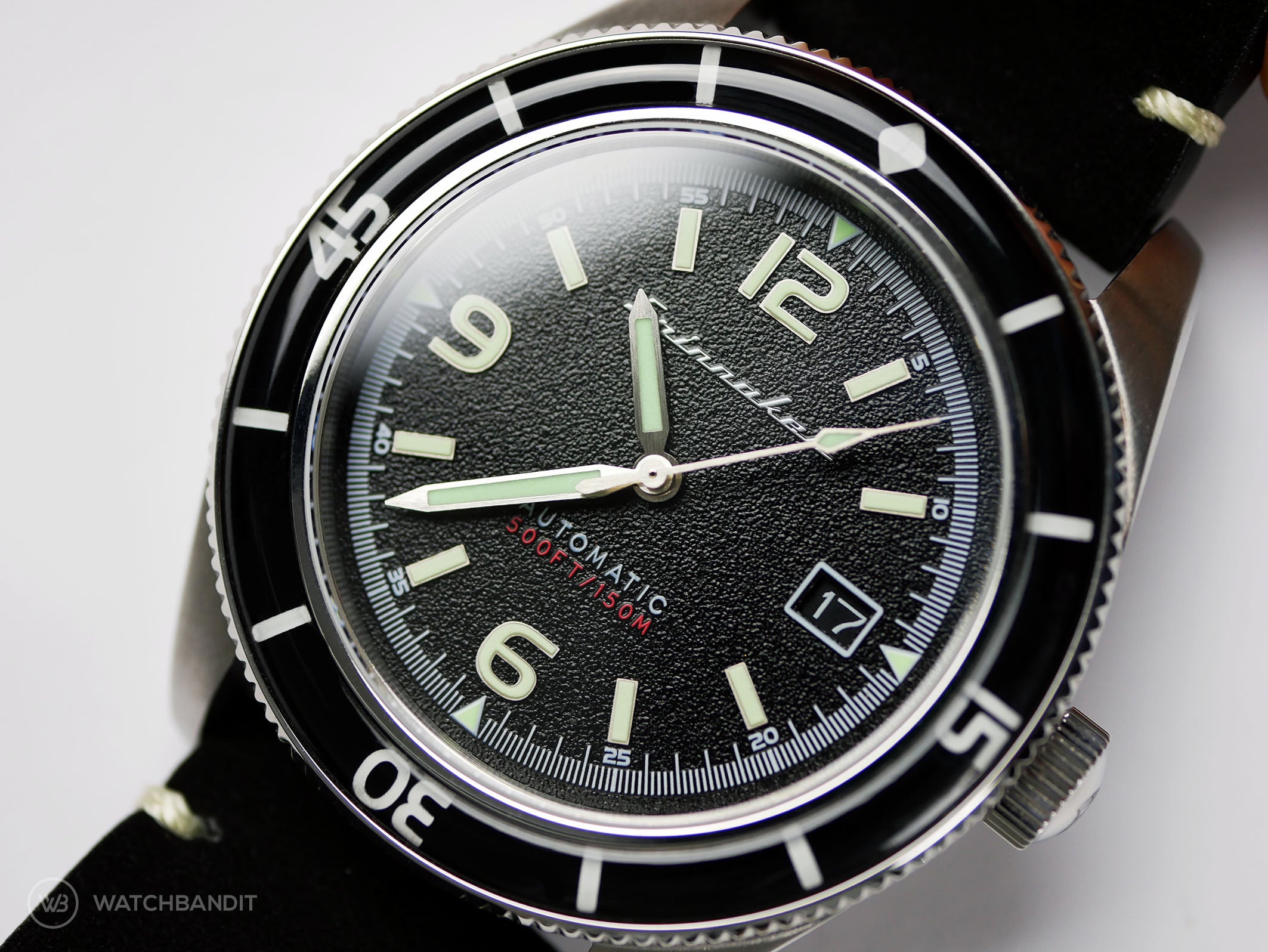 Spinnaker Fleuss SP-5055-02 close up dial