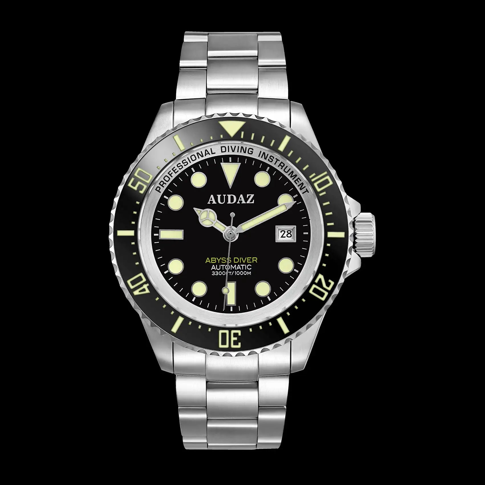 Audaz ABYSS DIVER black dial