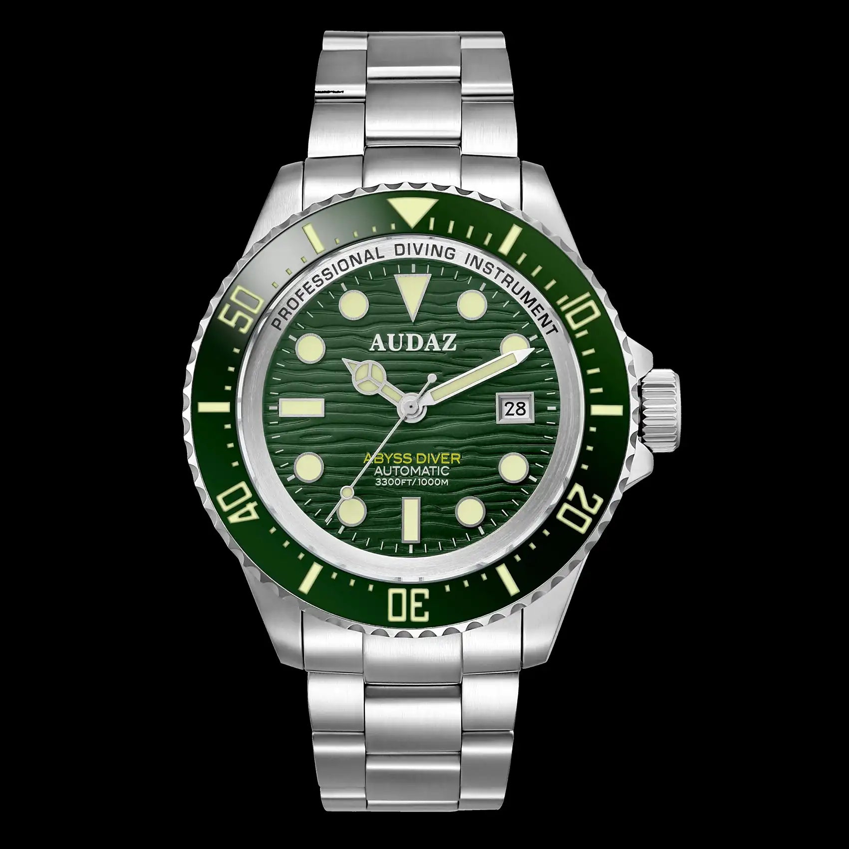 Audaz ABYSS DIVER green dial
