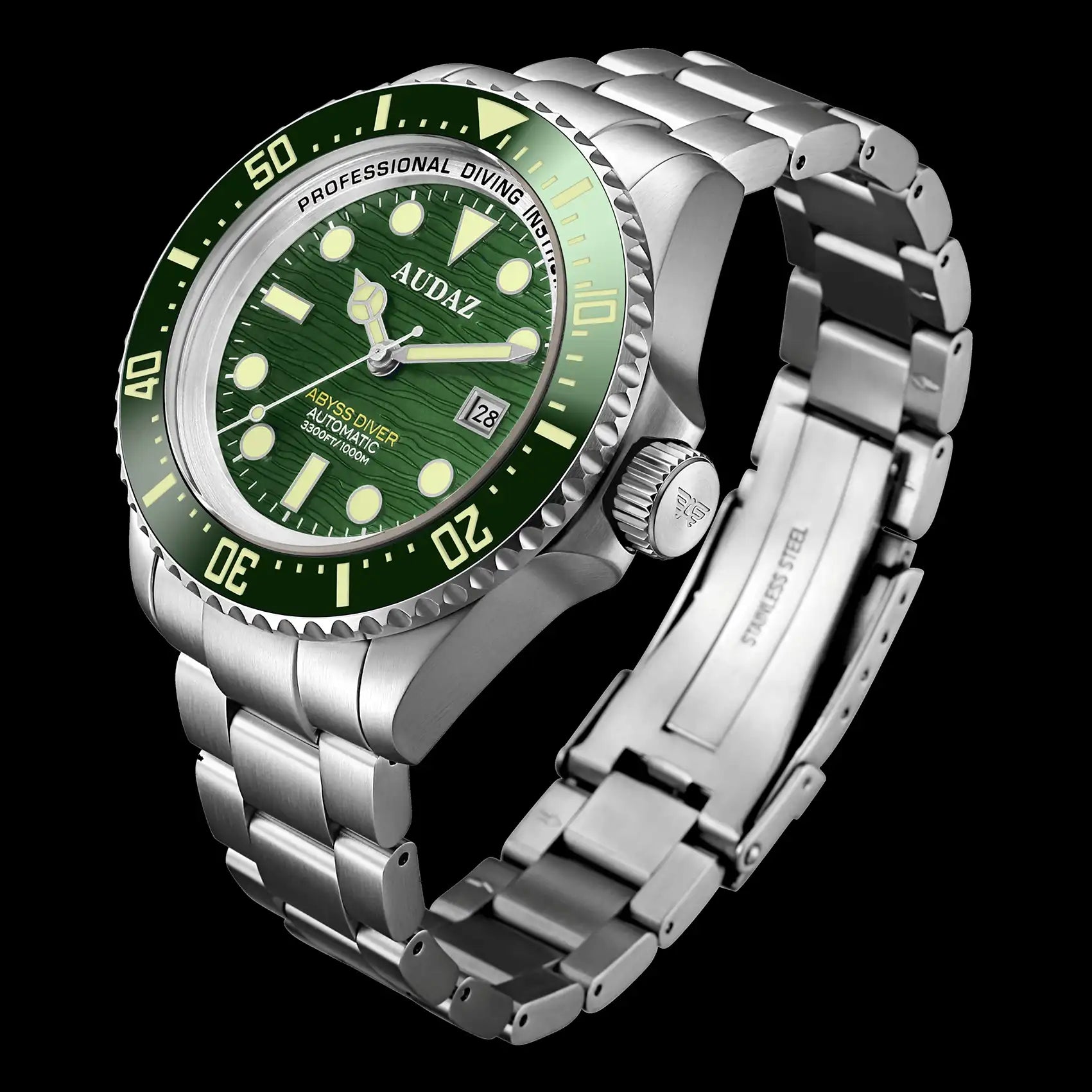 Audaz ABYSS DIVER green dial