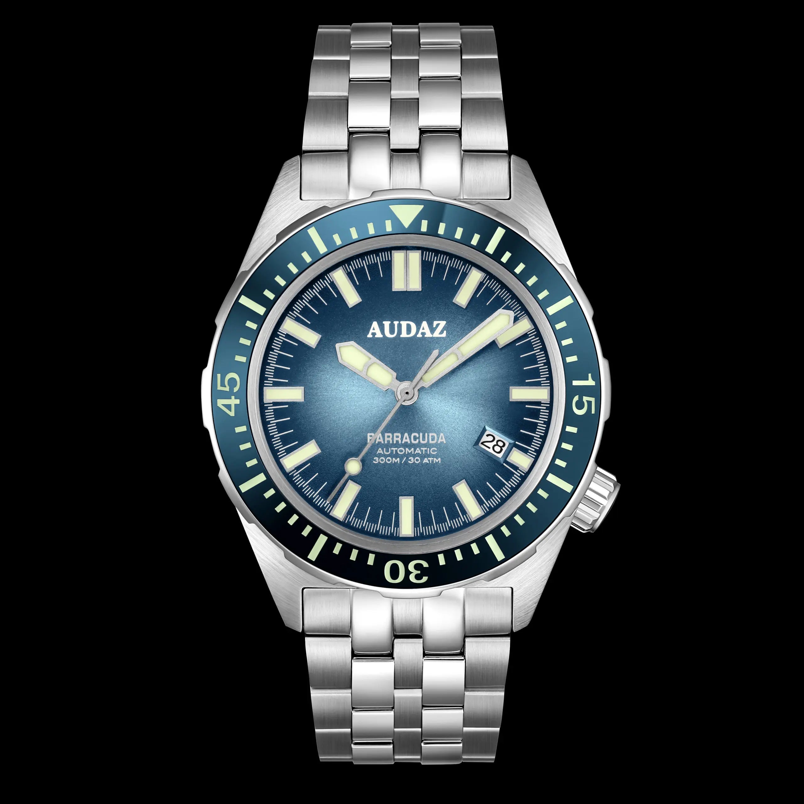 Audaz Barracuda teal blue Watch