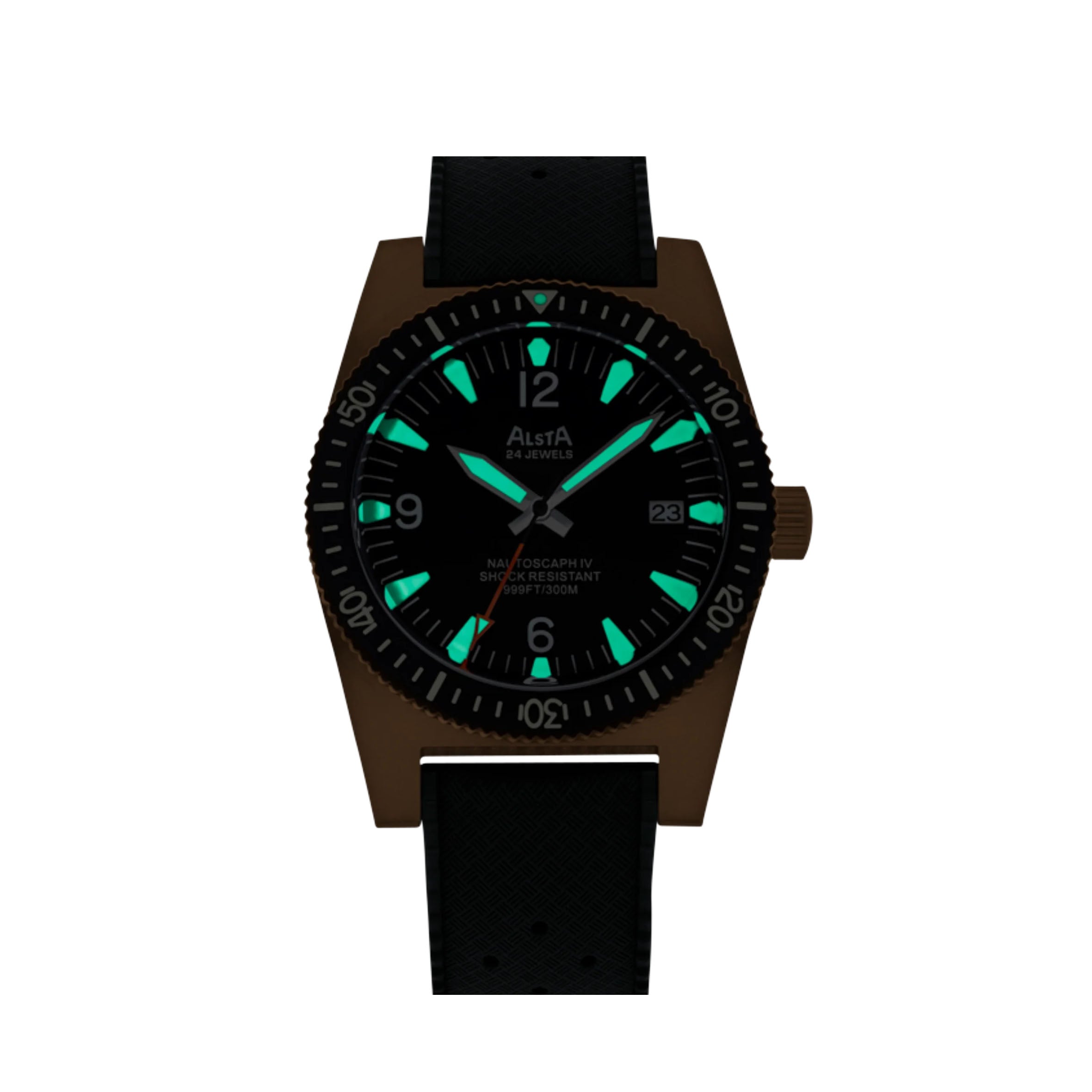 Alsta - Nautoscaph - Bronze Black - lume
