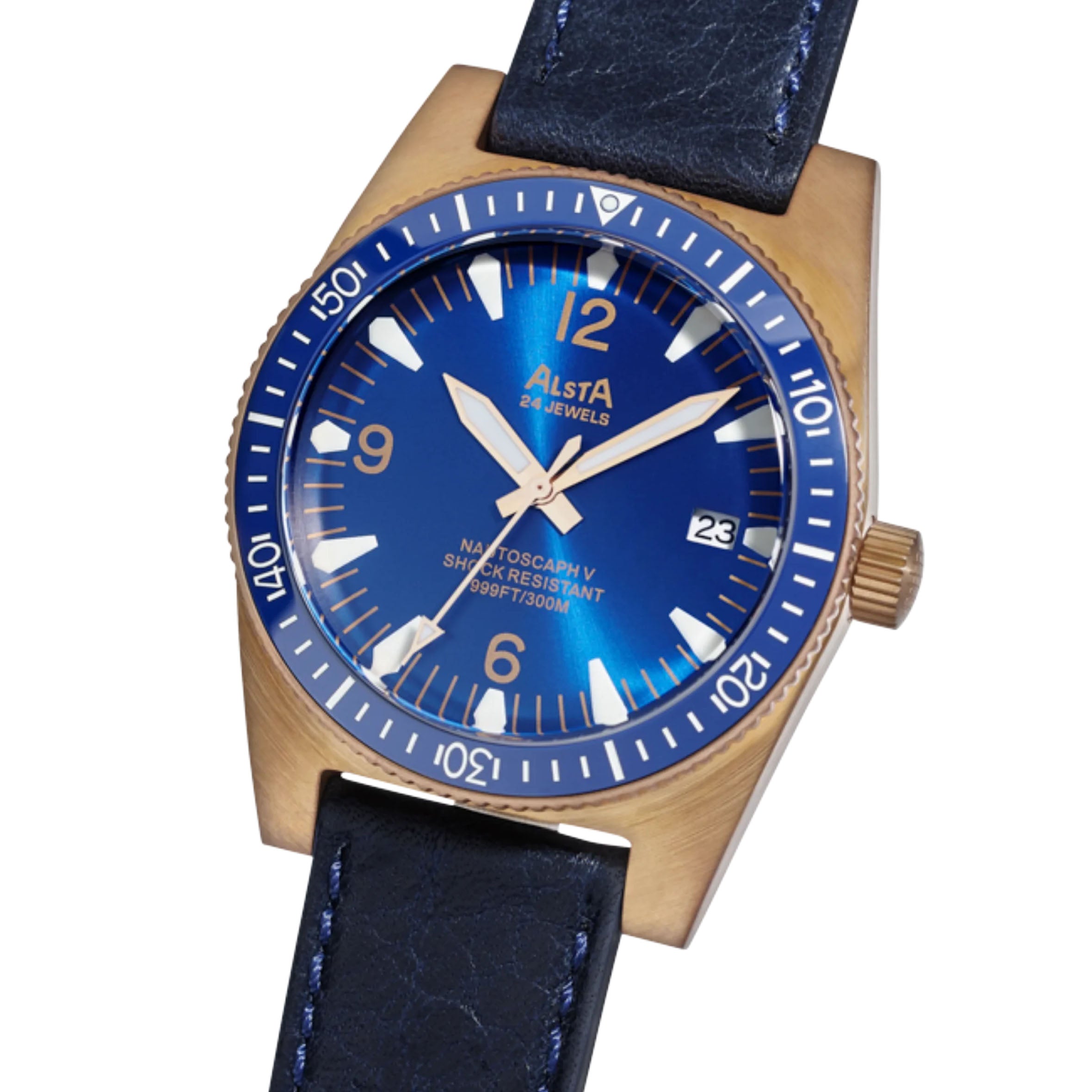 Alsta - Nautoscaph - Bronze Blue - close up