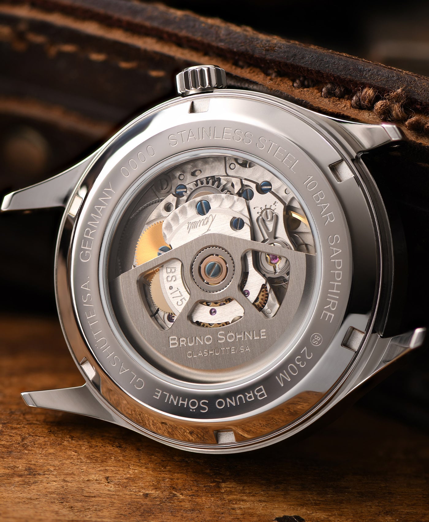 Bruno Söhnle - Turin Automatik - case back - BS175 - Sellita SW200-min