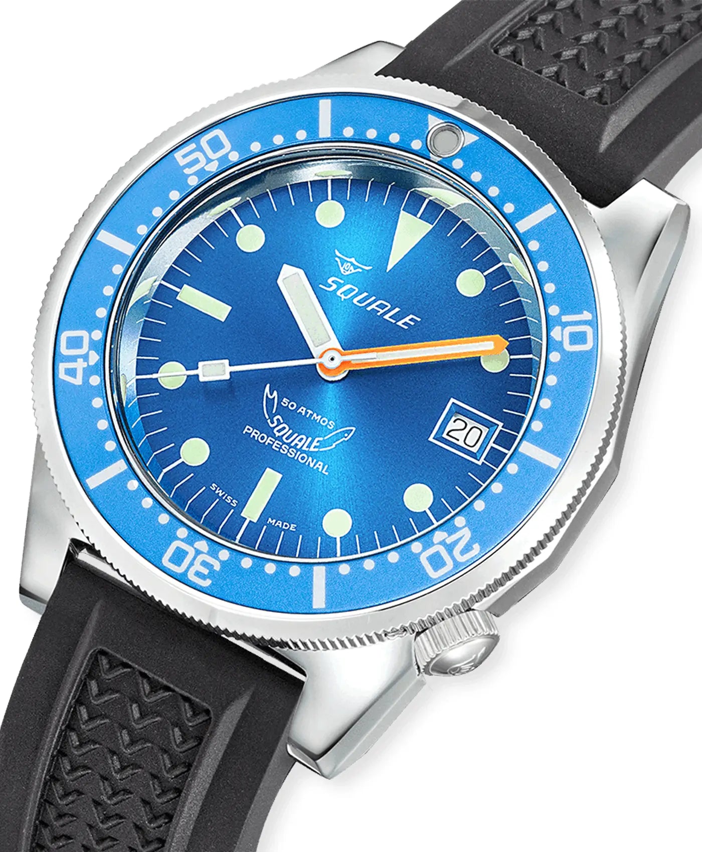 Squale – 1521 Series – 026:A Polished Ocean - close up
