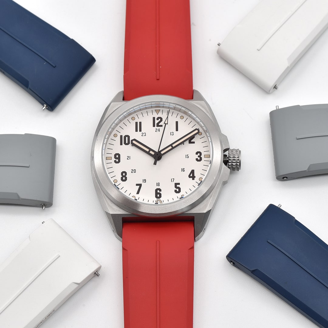 RZE red rubber strap