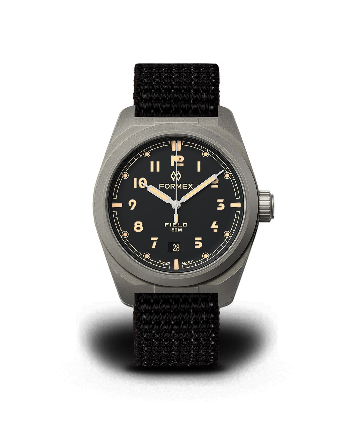 Formex - Field Automatic - Charcoal 41 - Nylon Velcro Black Strap