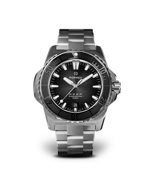 Formex - Reef - Automatic Chronometer COSC 300m - Schwarzes Zifferblatt/Schwarze Lünette
