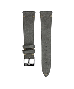Jelsdal - Vintage Wildleder Uhrarmband - Grau