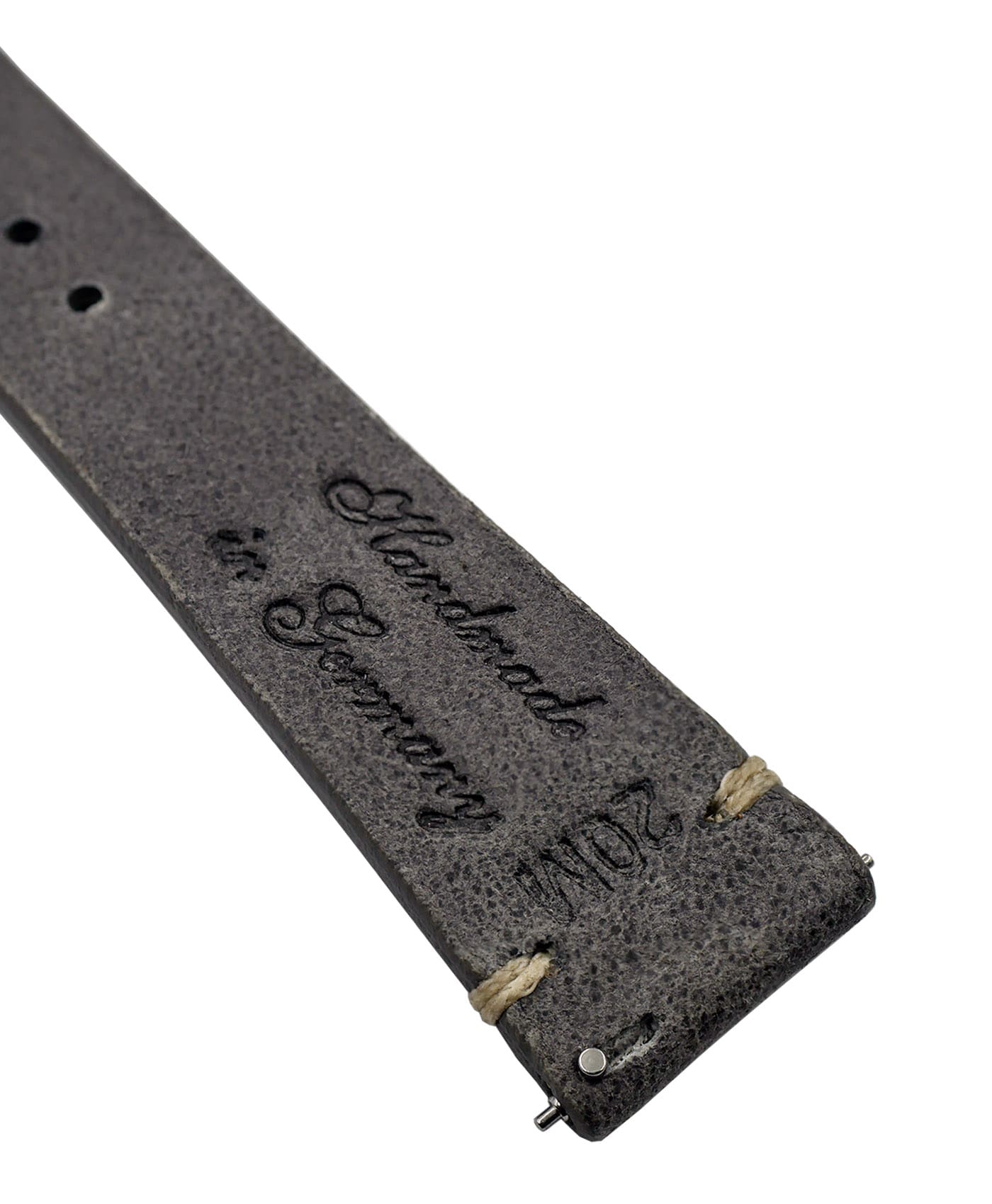 Jelsdal_Vintage-Watch Strap-Gray-close up-min