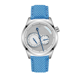 MD Watches Studio - Supernatural - Caturix - Celeste Blue Segeltuch