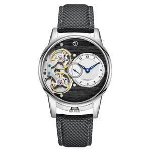 MD Watches Studio - Connemara - Tintenleinen - Plumbago Grey Segeltuch