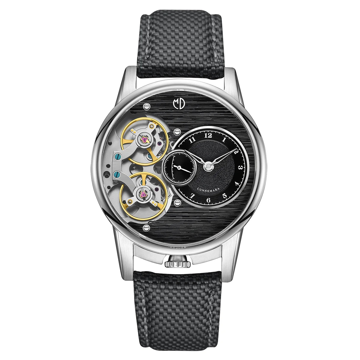 MD Watches Studio - Connemara - Night Stone - Plumbago Grey Segeltuch