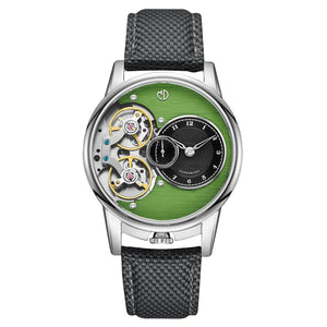 MD Watches Studio - Connemara - Shamrock - Plumbago Grey Segeltuch