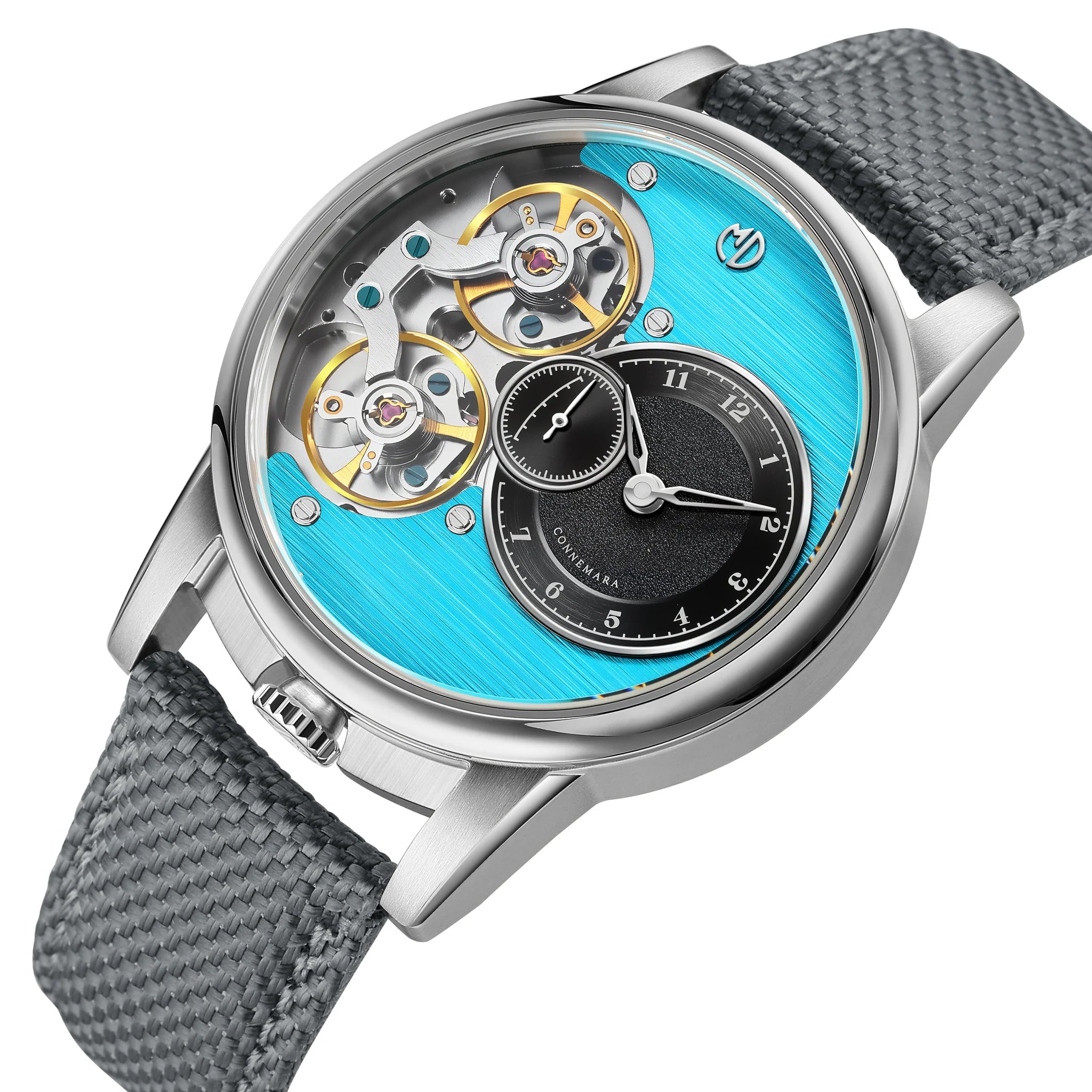 MD Watches Studio - Connemara - Sky Stone - Plumbago Grey Sailcloth