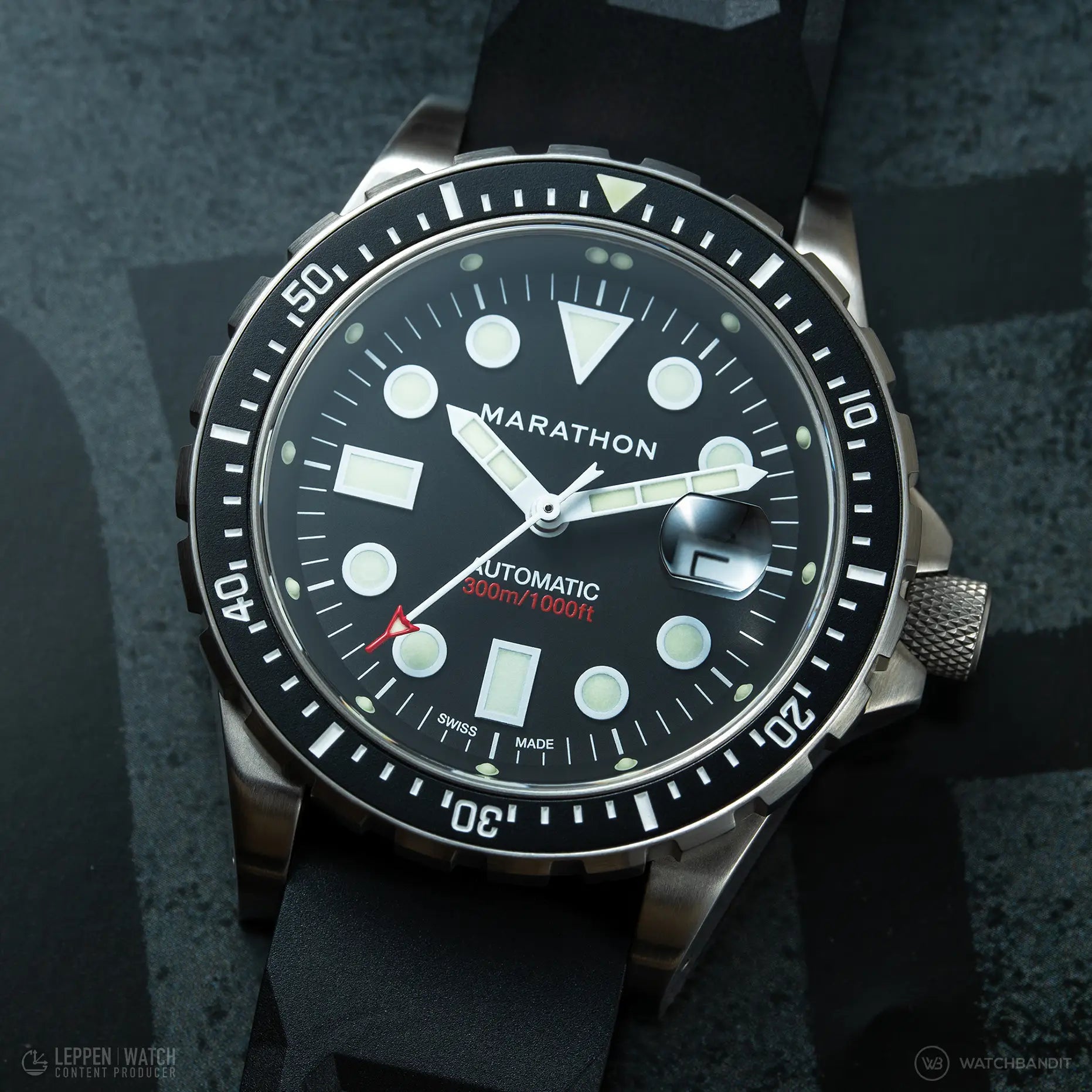 Marathon - 41mm Original SAR W/ DATE (OSAR-D) - Edelstahl-Armband