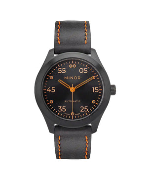 Minor - Heritage - Black & Orange Automatic