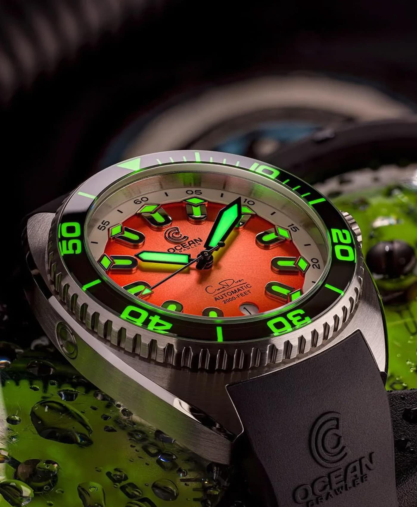 Ocean Crawler - Core Diver - Orange Refractor - Summer Edition-lume-min