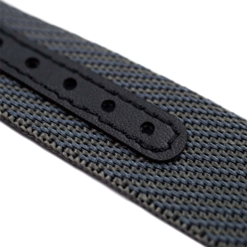 Premium Adjustable Single-Pass Nylon watch Strap – Grey | WB Original