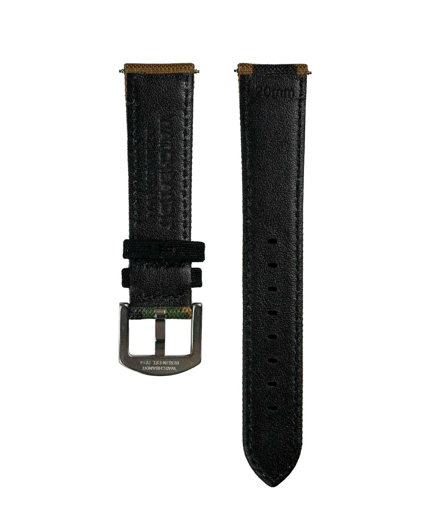Premium Segeltuch-Uhrenarmband – Camouflage | WB Original